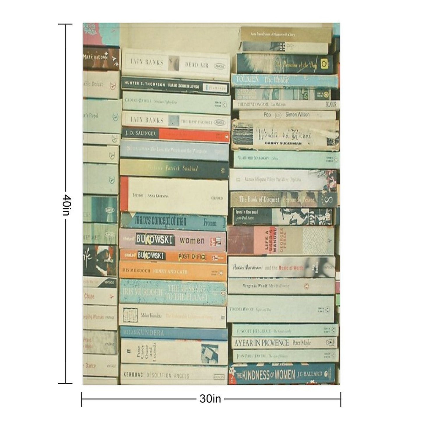 Bookworm Throw Blanket