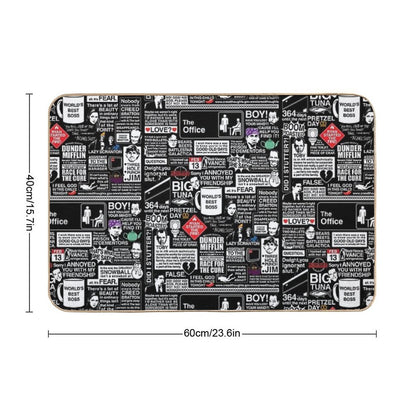 Wise Words From The Office - The Office Quotes Bath Mat