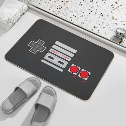 Vintage Video Game Controller Bath Mat