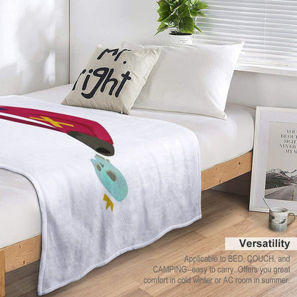 TheUpsideDownKingJr Throw Blanket