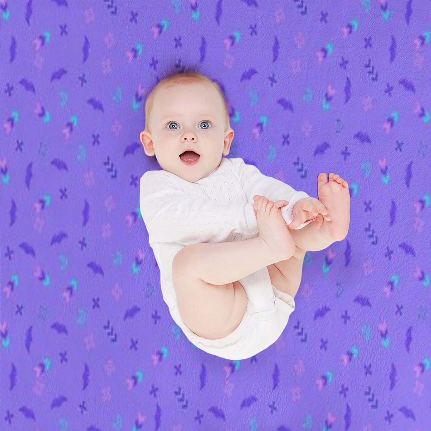 Koops Glitch Pattern Throw Blanket