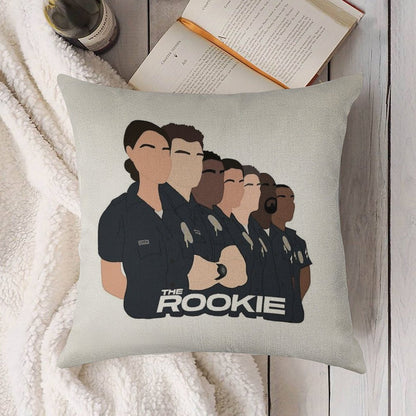 The Rookie Linen Throw Pillow Cover