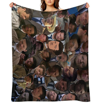 Castiel Collage Blanket Throw Blanket