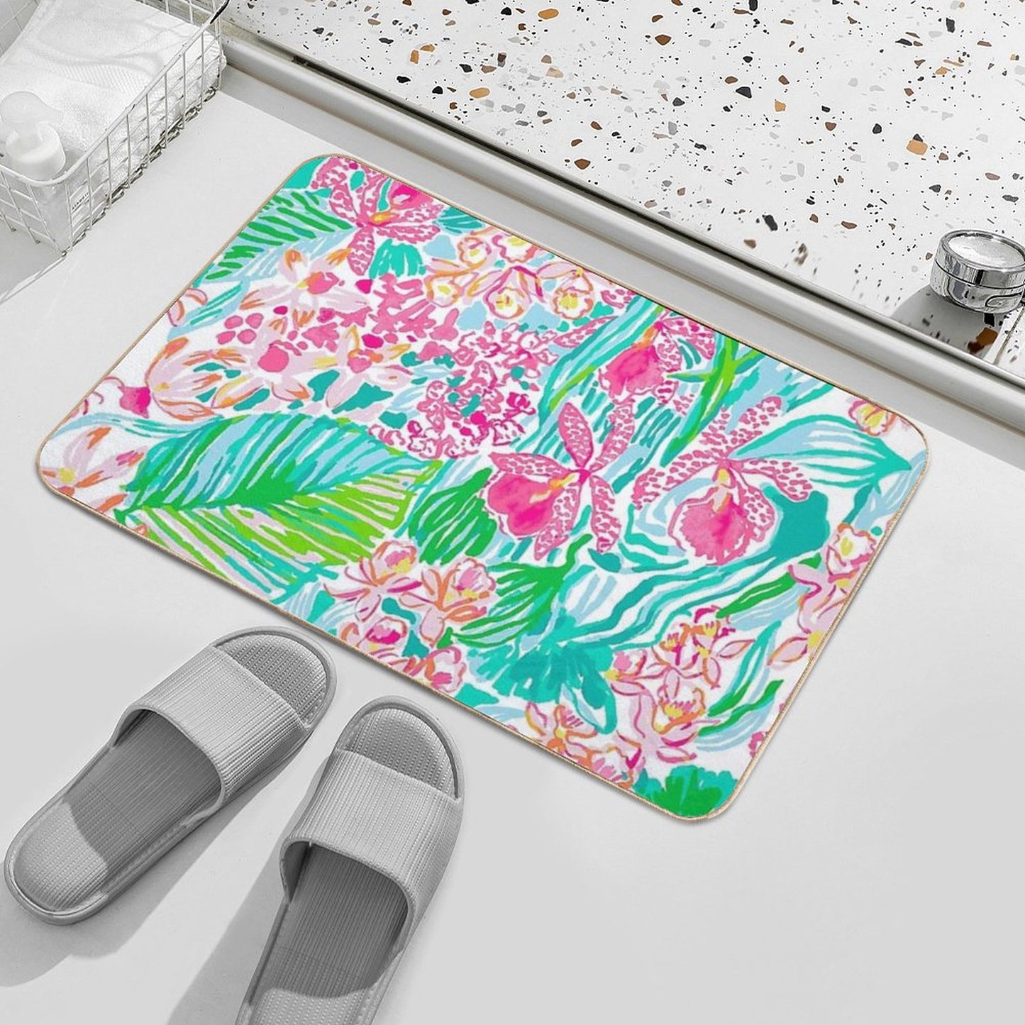 Orchid Summer Bath Mat