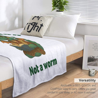 I'm A Book Dragon, Not A Worm Generic Throw Blanket