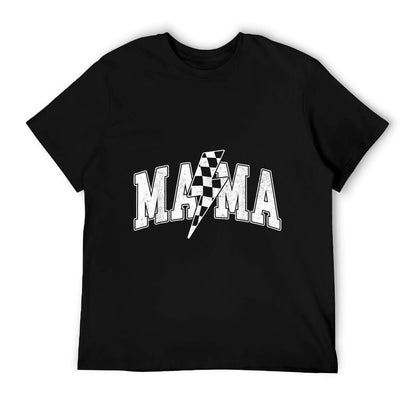 Mama Racing Car Family Matching Birthday Party Mother&#39;s Day T-Shirt