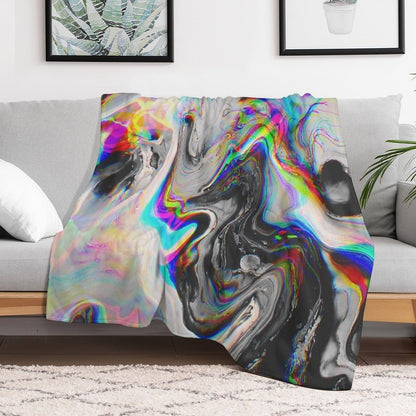 CONFUSION IN HER EYES THAT SAYS IT ALL Throw Blanket