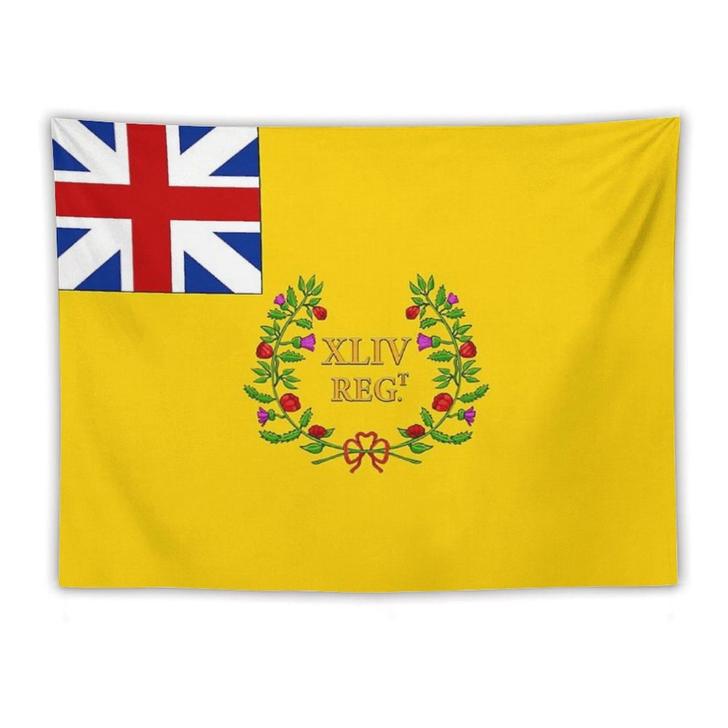 Napoleonic British Flag of The South Essex 1st Battalion of Foot Tapestry