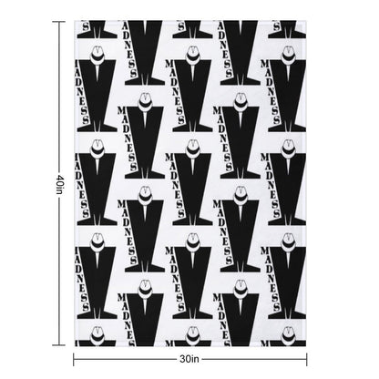 Hat The Madness Retro Band Gift for Fans Throw Blanket