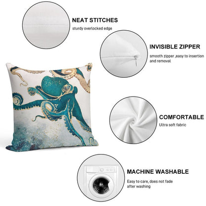 Underwater Dream V Soft Ultra-Soft Texture Throw Pillow