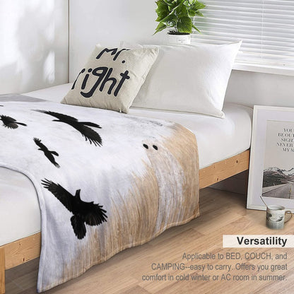 Walter And The Crows Throw Blanket