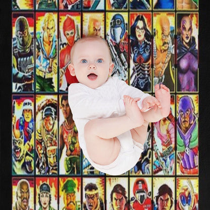 G.I. Joe in The 80s! Movie Edition! Throw Blanket
