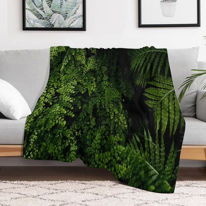 Tropical Jungle Throw Blanket