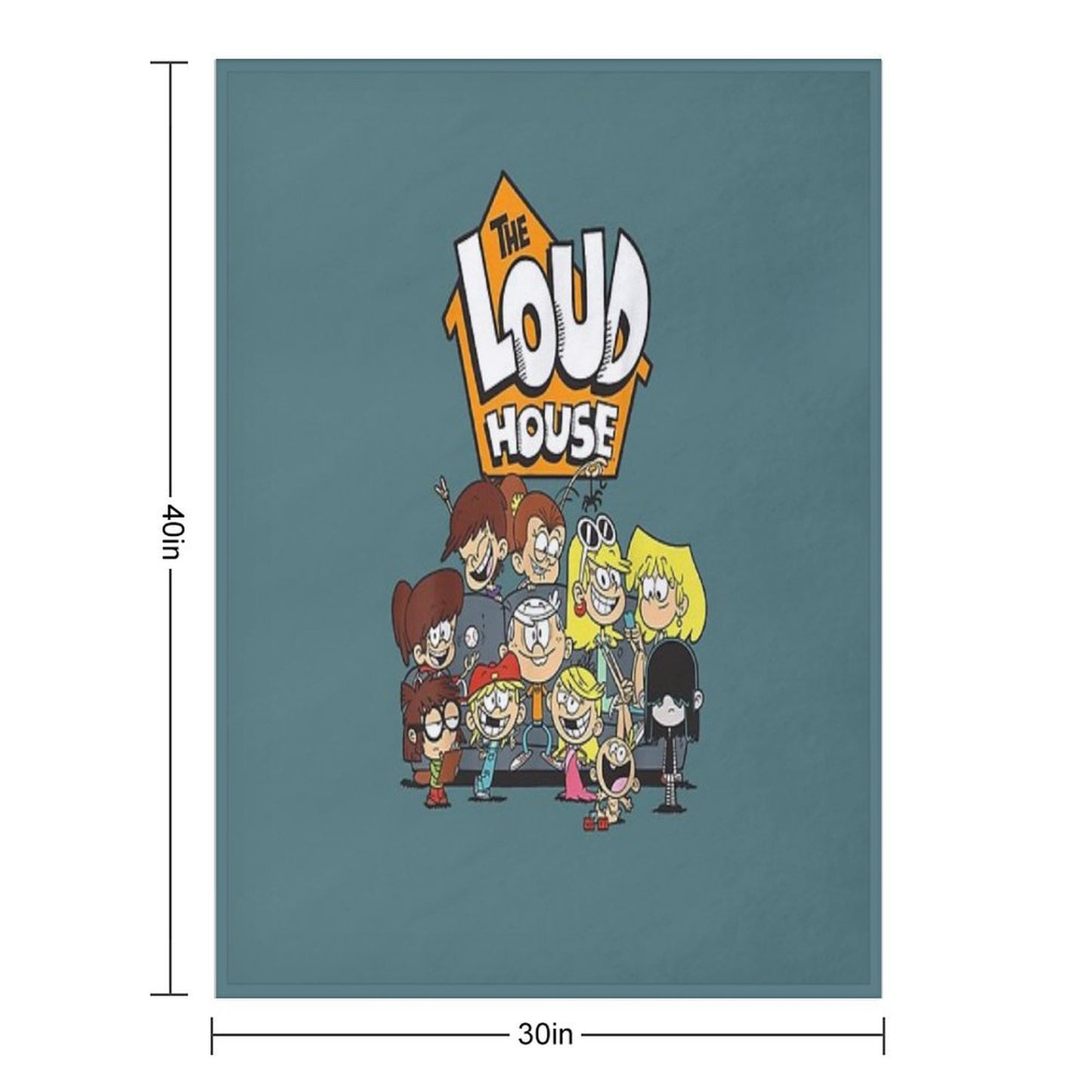 Nickelodeon The Loud House Character Throw Blanket