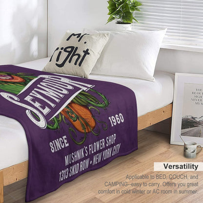 Feed Me Seymour Throw Blanket