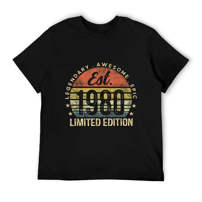 Est 1980 Limited Edition 45th Birthday Vintage 45 Year Old T-Shirt