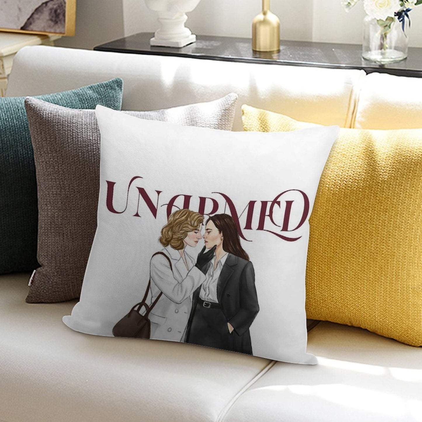Unarmed Merch Vol. II Soft Home Decor Throw Pillow