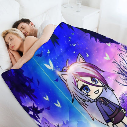 Gacha Life in The Magic Forest Throw Blanket