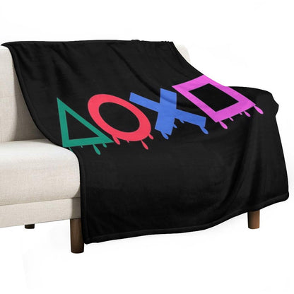 Playstation Color Throw Blanket