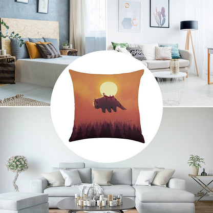 The End of All Things Linen Throw Pillow Cover
