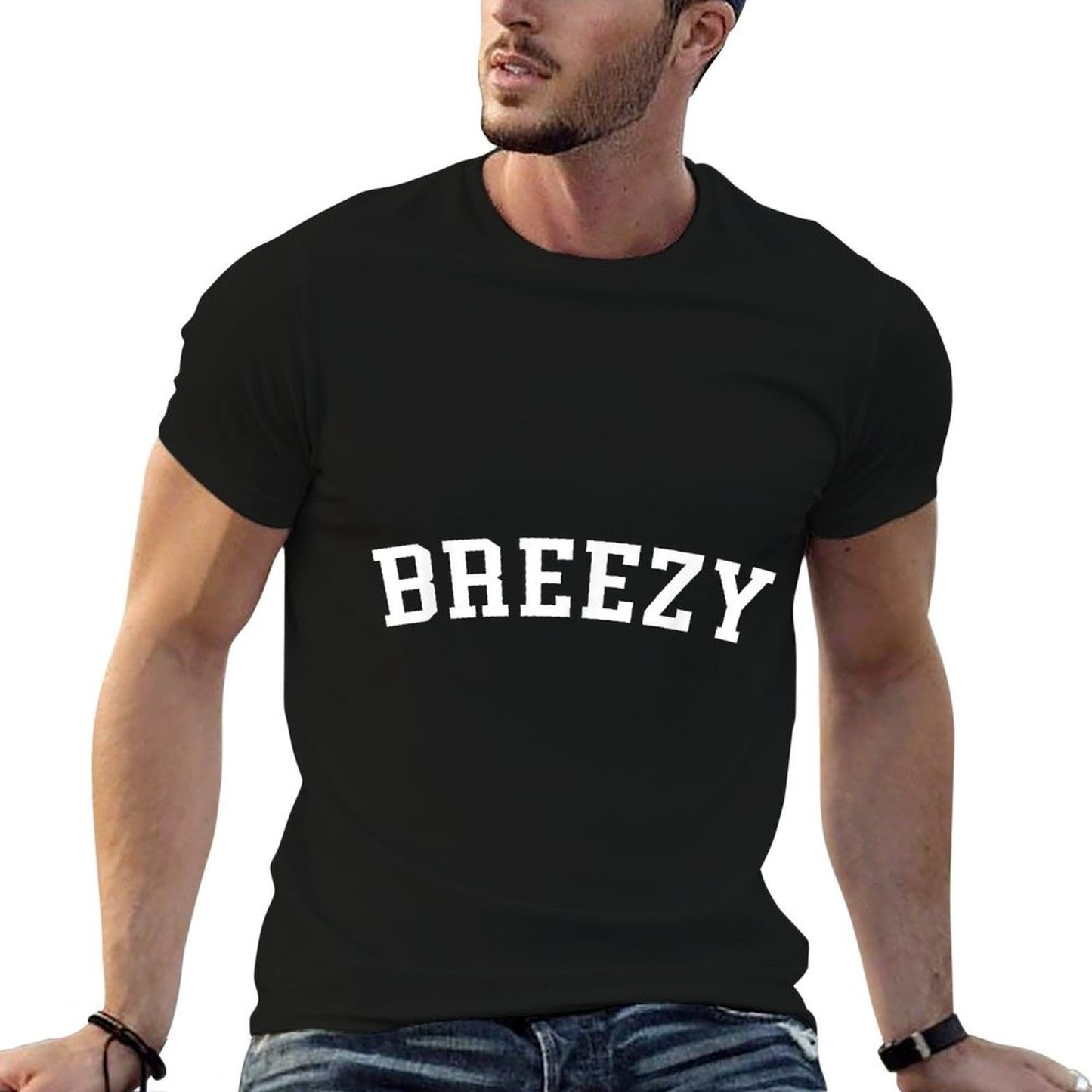 Breezy  Summer-ready Fabric T-Shirt