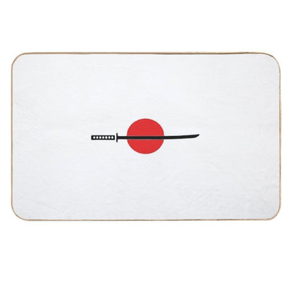 Simple Katana  Slip-Resistant Bath Mat