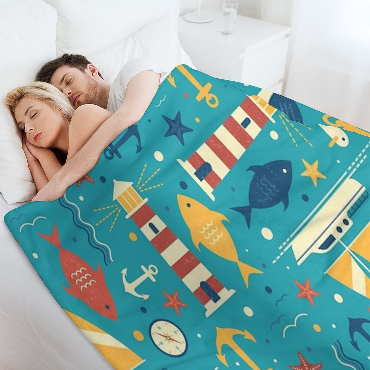 All At Sea Throw Blanket