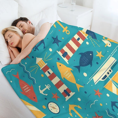 All At Sea Throw Blanket