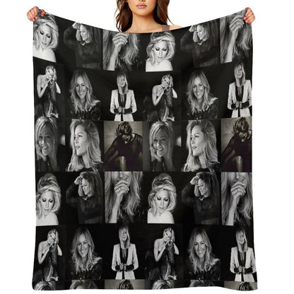 Helene Fischer Collage Throw Blanket