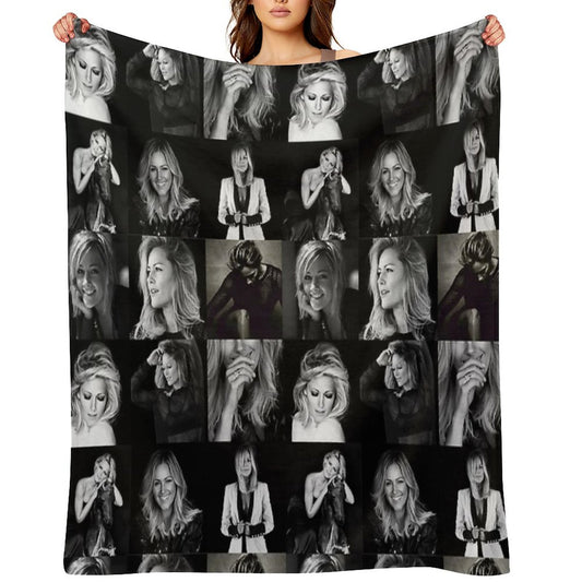 Helene Fischer Collage Throw Blanket