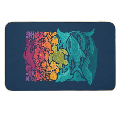 Aquatic Spectrum Bath Mat