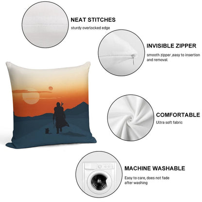 This Is The Way Soft Fade-Resistant Throw Pillow