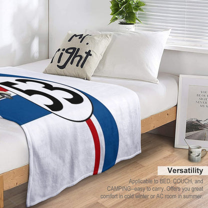 Herbie Fully Loaded Fan Art Throw Blanket