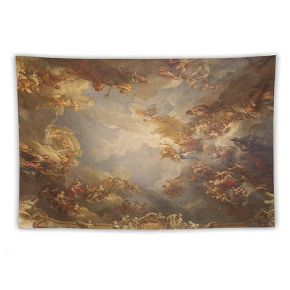 Brown Ceiling at Versailles Renaissance Panting Tapestry