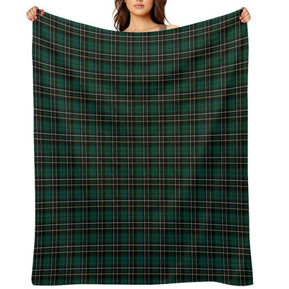 Clan MacAlpine Tartan Throw Blanket