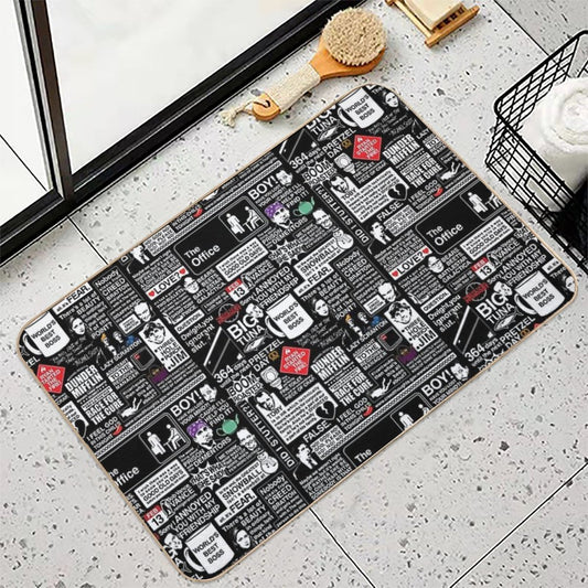 Wise Words From The Office - The Office Quotes Bath Mat