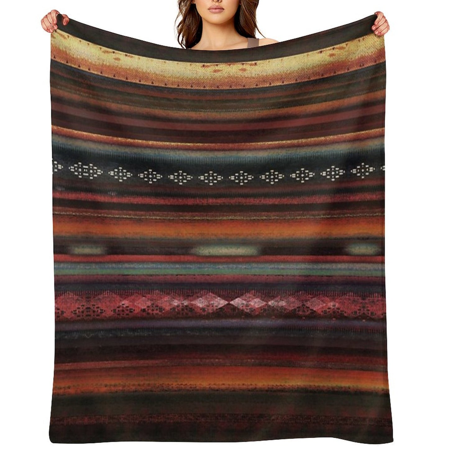 The Travellers Garmet Throw Blanket