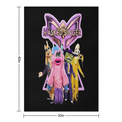 The Masked Singer Merch ITV Masked Singer Throw Blanket