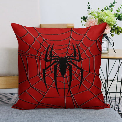 Spiderman Linen Throw Pillow Cover