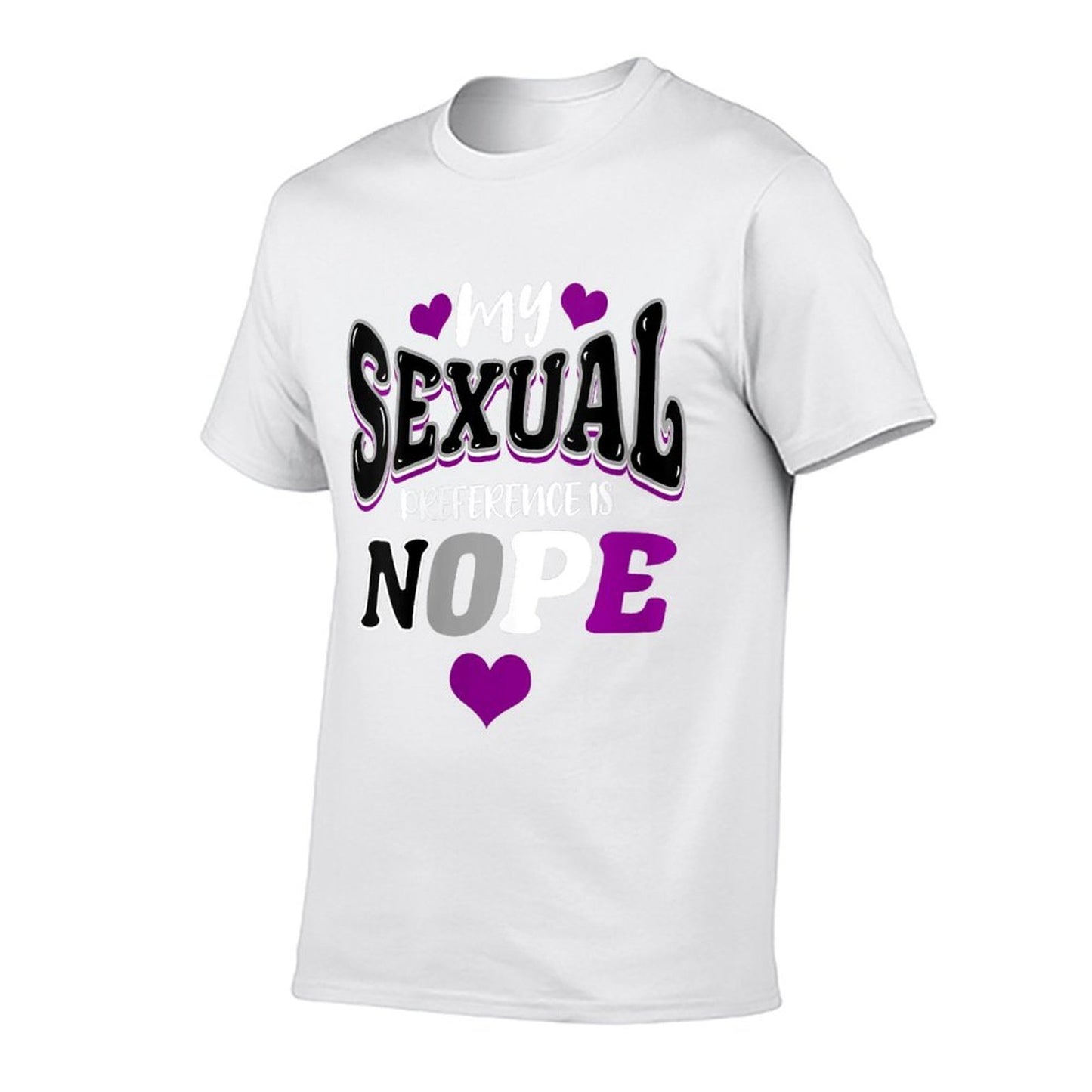 My Sexual Preference Is Nope Asexual Pride  Eco-friendly Material T-Shirt