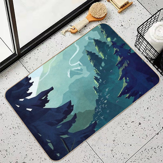 Canadian Mountain  Slip-Resistant Bath Mat