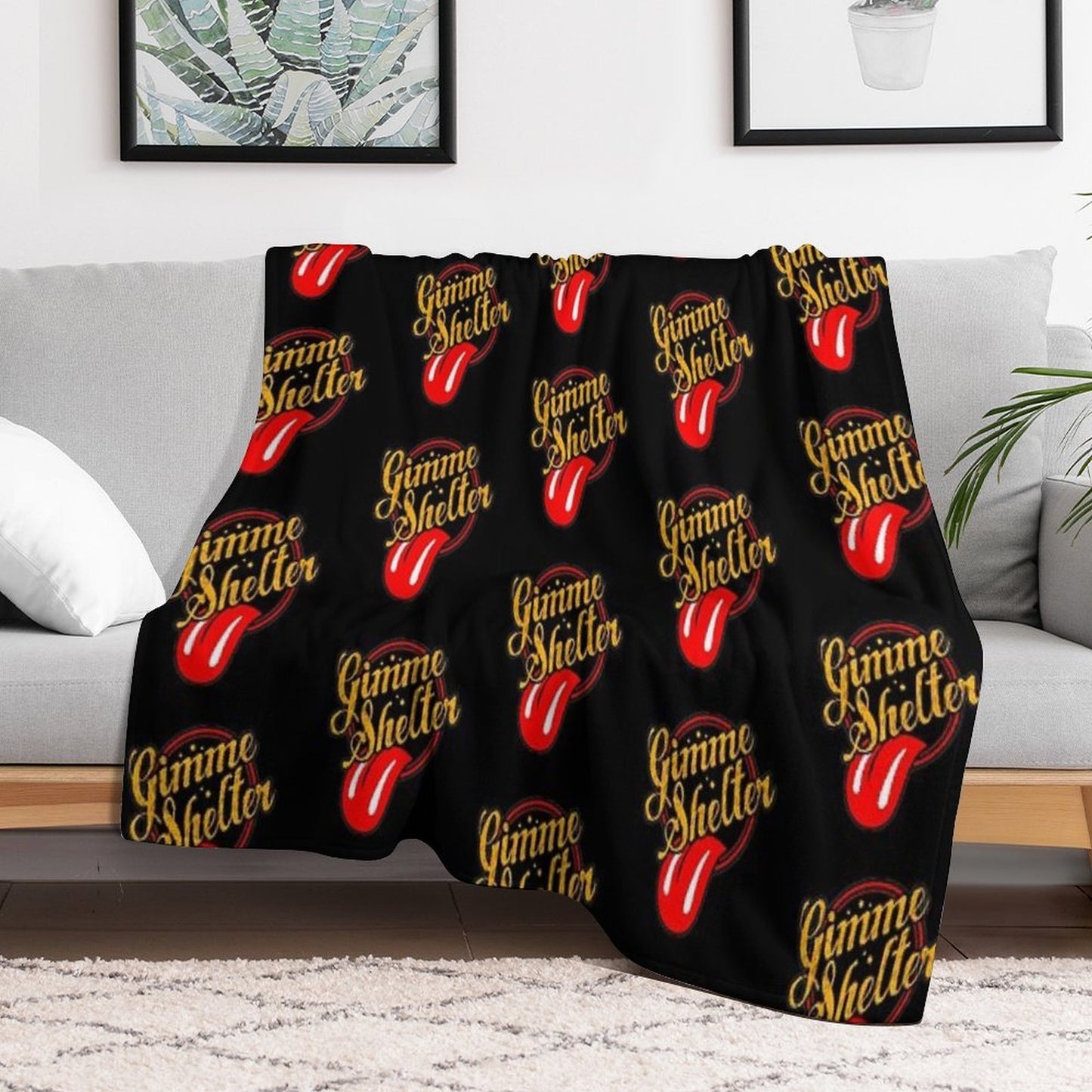 Gimme Shelter Throw Blanket