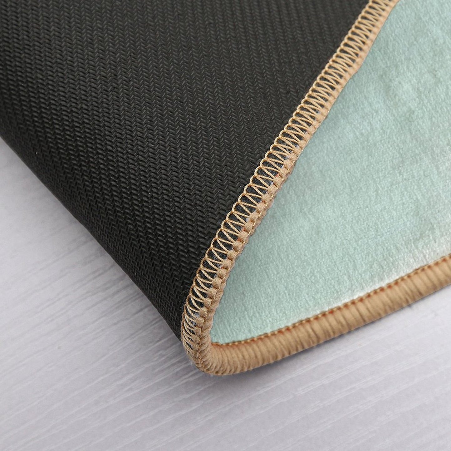 Neutral Colors Beach Bath Mat