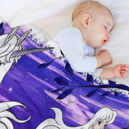 The Last Unicorn Lady Amalthea Throw Blanket