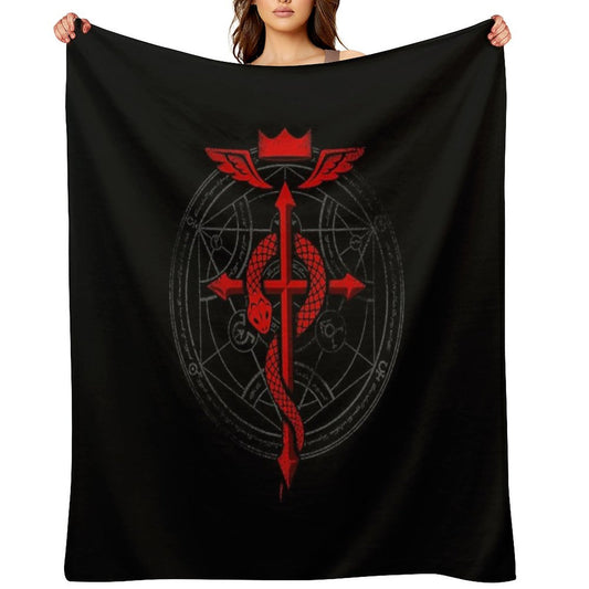 Alchemist Flamel Throw Blanket