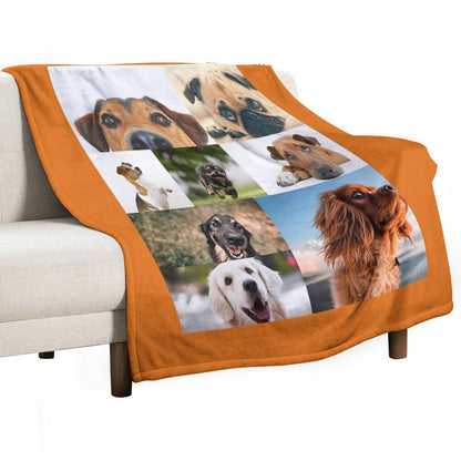 Online Dog Meeting Throw Blanket