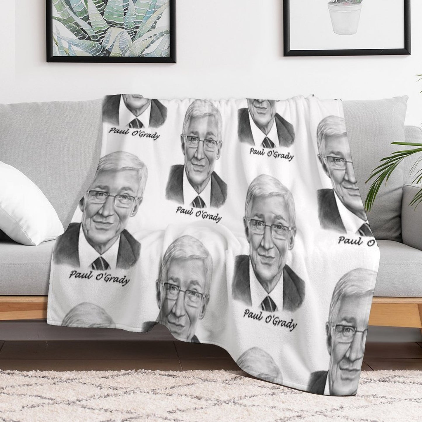 Paul O'Grady Throw Blanket