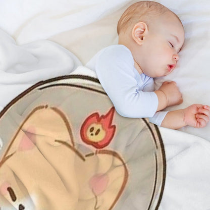 Buldak Korean Ramen Noodles Shiba Throw Blanket