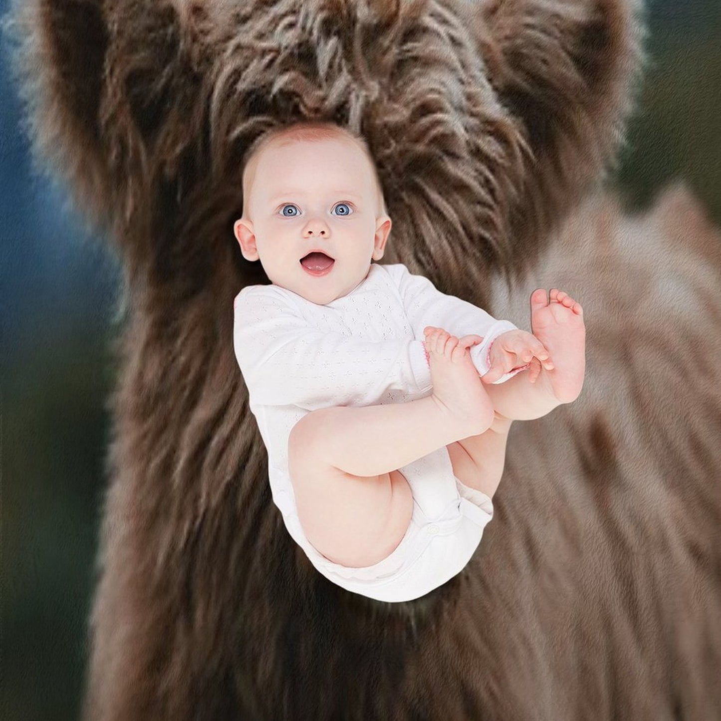 Baby Highland Cow Throw Blanket
