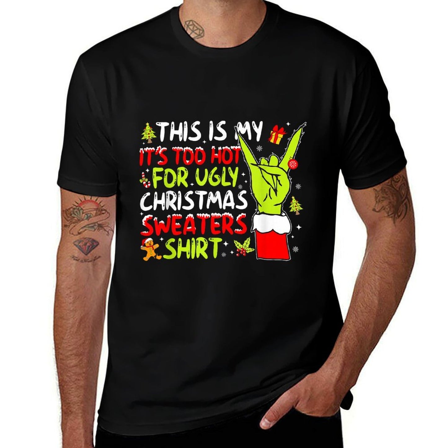 This Is My Its Too Hot for Ugly Christmas Sweaters  Moisture-wicking T-Shirt